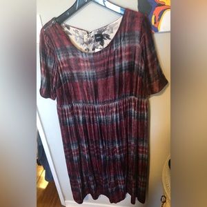 ASOS silk/viscose boxy dress